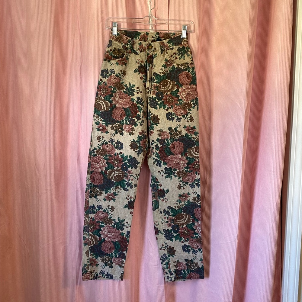 Stunning Floral Patterned Jeans - Stuffed Shirt Jeanswear